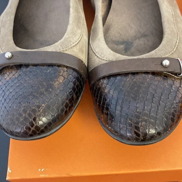 AGL Leather Ballet Flat Loafers Sz bundle of